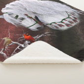 Kerstmis en Kardinalen Sherpa Blanket Sherpa Deken (3/4)