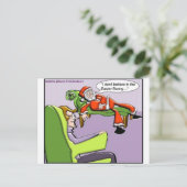 Kerstmis en kerstcadeautjes feestdagenkaart (Staand voorkant)