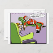 Kerstmis en kerstcadeautjes feestdagenkaart (Voorkant / Achterkant)