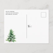 Kerstmis en kerstfeest briefkaart (Achterkant)