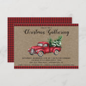 Kerstmis en kerstfeest kaart (Voorkant / Achterkant)