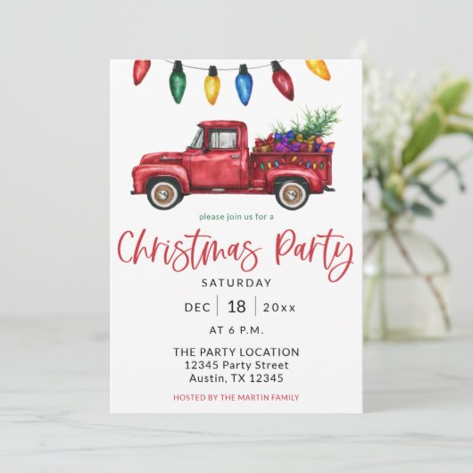 Kerstmis en kerstfeest kaart (Staand voorkant)