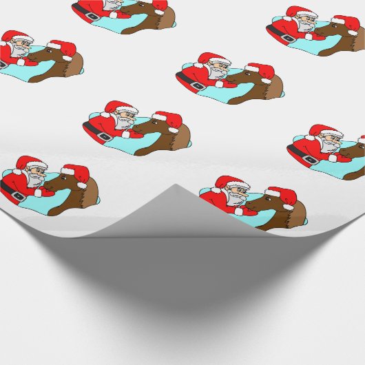 Kerstmis en kerstfeestdagen cadeaupapier (Hoek)