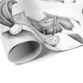 Kerstmis en kerstman cadeaupapier (Rol Hoek)