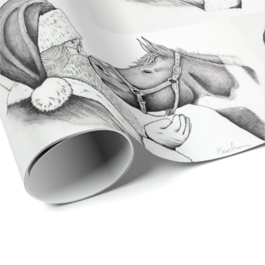 Kerstmis en kerstman cadeaupapier (Rol Hoek)