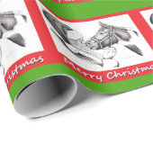 Kerstmis en kerstman cadeaupapier (Rol Hoek)