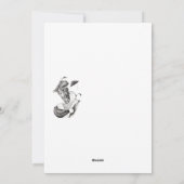 Kerstmis en kerstman feestdagenkaart (Achterkant)