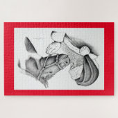Kerstmis en kerstman legpuzzel (Horizontaal)
