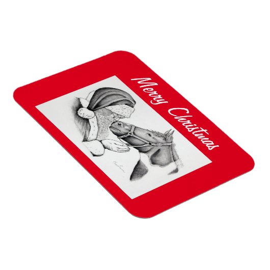 Kerstmis en kerstman magneet (Rechterzijde)