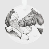 Kerstmis en kerstman ornament (achterkant)
