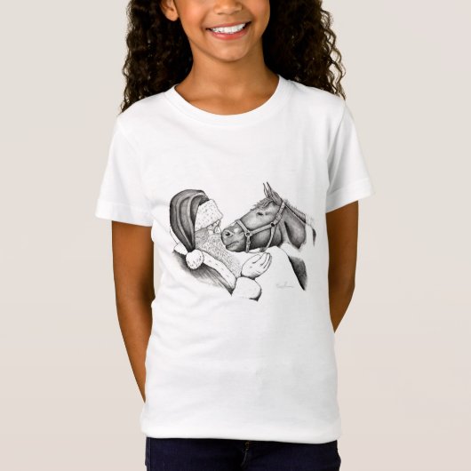 Kerstmis en kerstman t-shirt (Voorkant)