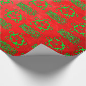 Kerstmis en Kerstmis Cadeaupapier (Hoek)