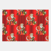 Kerstmis en kerstmis inpakpapier vel (Voorkant 3)