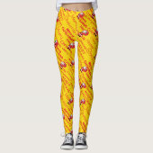 Kerstmis en kerstmis leggings (Voorkant)