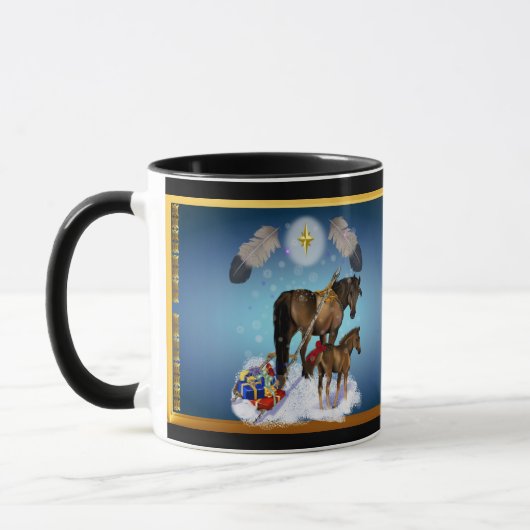 Kerstmis en kerstmis mok (Links)