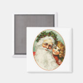 Kerstmis en kinderportret  Magnet (Voorkant / Achterkant)