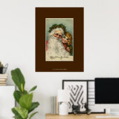 Kerstmis en  kunst voor kinderen poster (Thuiskantoor)