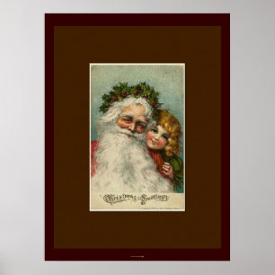 Kerstmis en  kunst voor kinderen poster