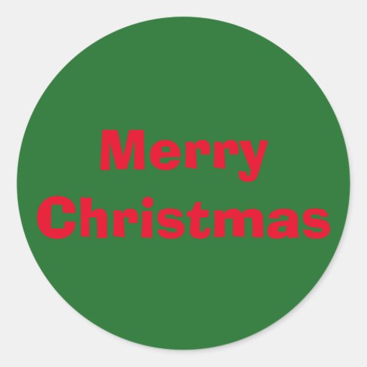 Kerstmis en Lib Red Green Sticker van Janz (Voorkant)