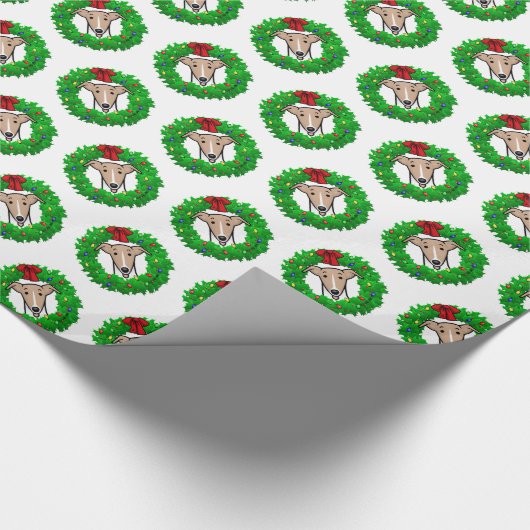 Kerstmis en lichtgewicht — Fawn & white Cadeaupapier (Hoek)