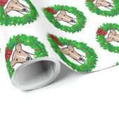 Kerstmis en lichtgewicht — Fawn & white Cadeaupapier (Rol Hoek)