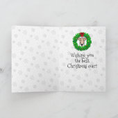 Kerstmis en lichtgewicht — Fawn & white Kaart (Binnen)