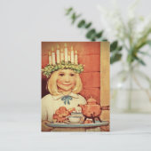 Kerstmis en Lucia Day Karin Feestdagenkaart (Staand voorkant)