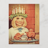 Kerstmis en Lucia Day Karin Feestdagenkaart (Voorkant)