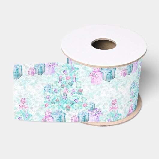 Kerstmis en macarons grosgrain lint (Spoel)