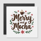 Kerstmis en Mokka Drank Kerst Koffie Xmas (Voorkant / Achterkant)