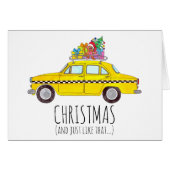 Kerstmis en net als die New York Taxi Cab. (Voorkant Horizontaal)