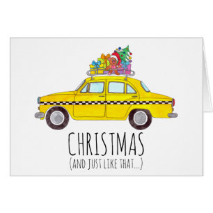 Kerstmis en net als die New York Taxi Cab.