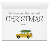 Kerstmis en net als die New York Taxi Cab. (Binenzijde Horizontaal (Onderkant))