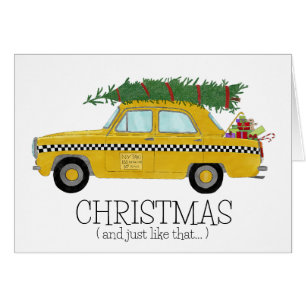 Kerstmis en net als die New York Taxi Cab.