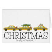Kerstmis... en net als die New York taxi's (Voorkant Horizontaal)