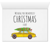 Kerstmis en net als die NY Cab (Binenzijde Horizontaal (Onderkant))