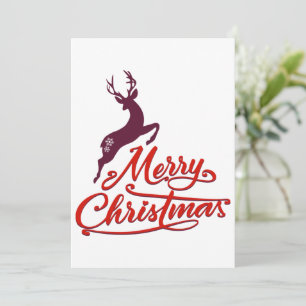 Kerstmis en Nieuwjaar Grafisch ontwerp, wild dier Feestdagenkaart