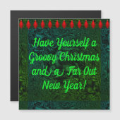 Kerstmis en Nieuwjaar Magnet (Voorkant / Achterkant)