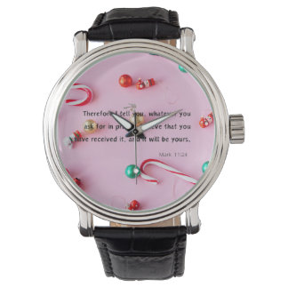 Kerstmis en Nieuwjaar Mantra Gift Horloge