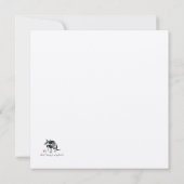 Kerstmis en Nieuwjaar met een kleine muis (Achterkant)