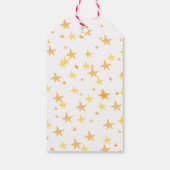 Kerstmis en Nieuwjaar met een kleine muis Cadeaulabel (Achterkant)