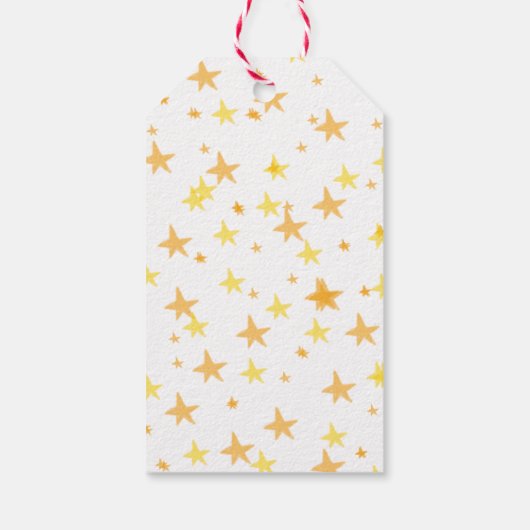 Kerstmis en Nieuwjaar met een kleine muis Cadeaulabel (Achterkant)