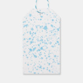 Kerstmis en Nieuwjaar muis met een kegel Cadeaulabel (Achterkant)