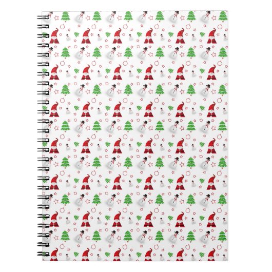 Kerstmis en Nieuwjaar ontwerp notitieboek (Voorkant)