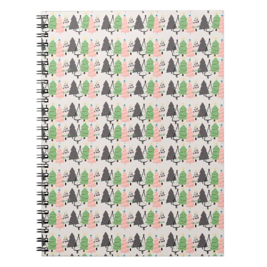 Kerstmis en Nieuwjaar ontwerp notitieboek (Voorkant)