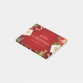 Kerstmis en Nieuwjaar ontwerp Post-it® Notes (Schuin)