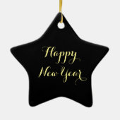 Kerstmis en Nieuwjaar Ornament van RoseWrites (Achterkant)