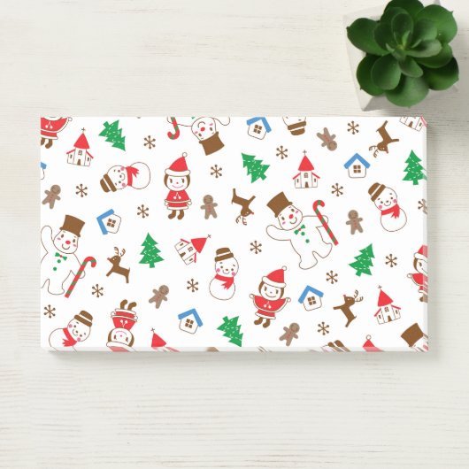 Kerstmis en nieuwjaar post-it® notes (Kantoor)