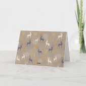 Kerstmis en nieuwjaarkalligrafie feestdagen kaart (Achterkant)