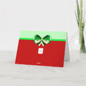 Kerstmis en nieuwjaarskaart feestdagen kaart (Achterkant)